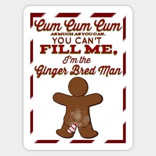 Ginger Bred Man Sticker